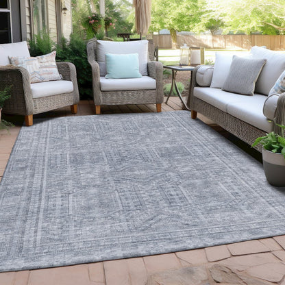 Machine Washable Indoor/Outdoor Chantille Sky 2'6" x 3'10" Rug