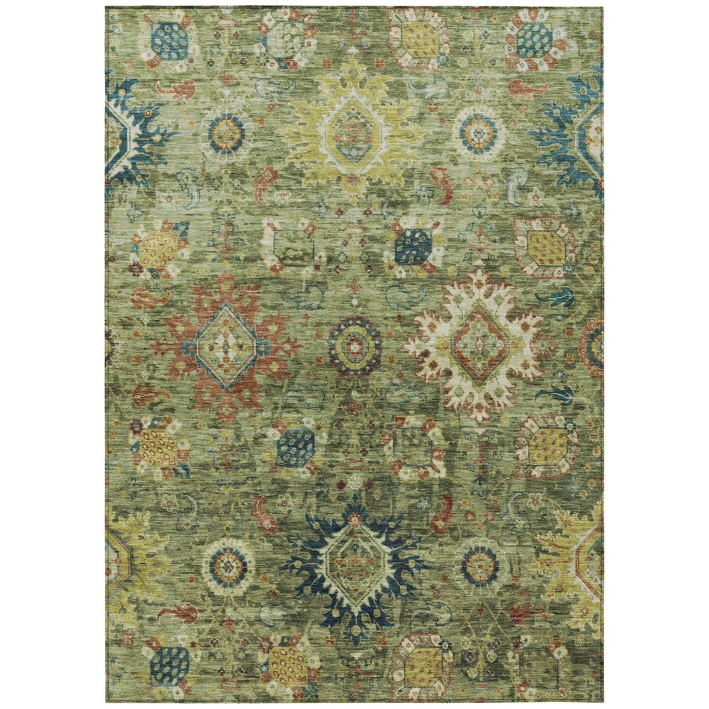 Machine Washable Indoor/Outdoor Chantille Aloe 2'6" x 3'10" Rug