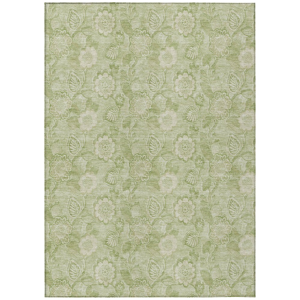 Machine Washable Indoor/Outdoor Chantille Sage 2'6" x 3'10" Rug