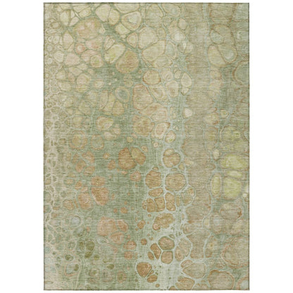 Machine Washable Indoor/Outdoor Chantille Aloe 2'6" x 3'10" Rug