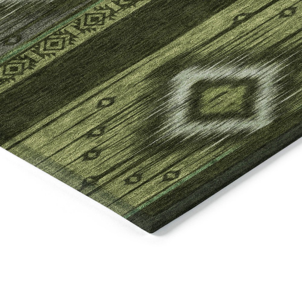 Machine Washable Indoor/Outdoor Chantille Aloe 1'8" x 2'6" Rug