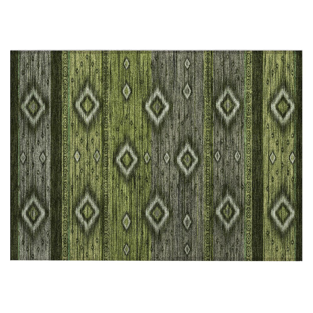 Machine Washable Indoor/Outdoor Chantille Aloe 1'8" x 2'6" Rug