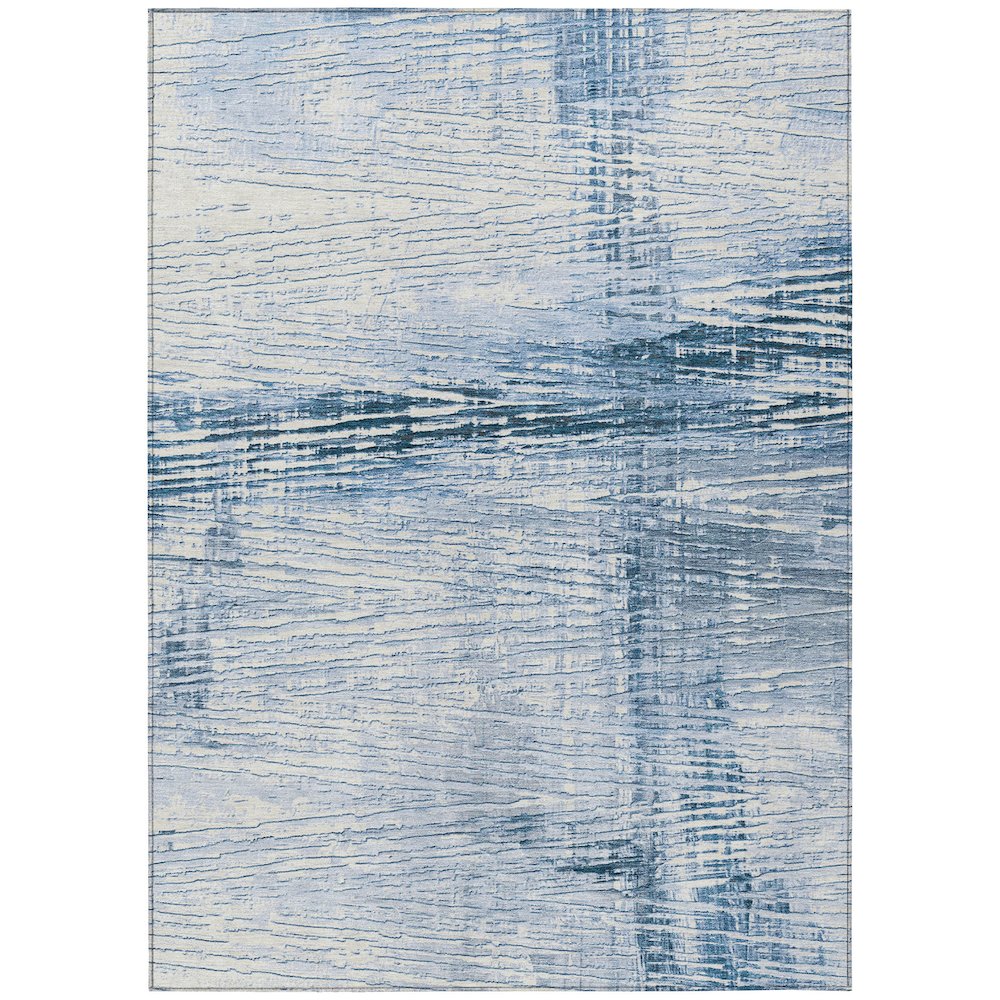 Machine Washable Indoor/Outdoor Chantille Sky 2'6" x 3'10" Rug