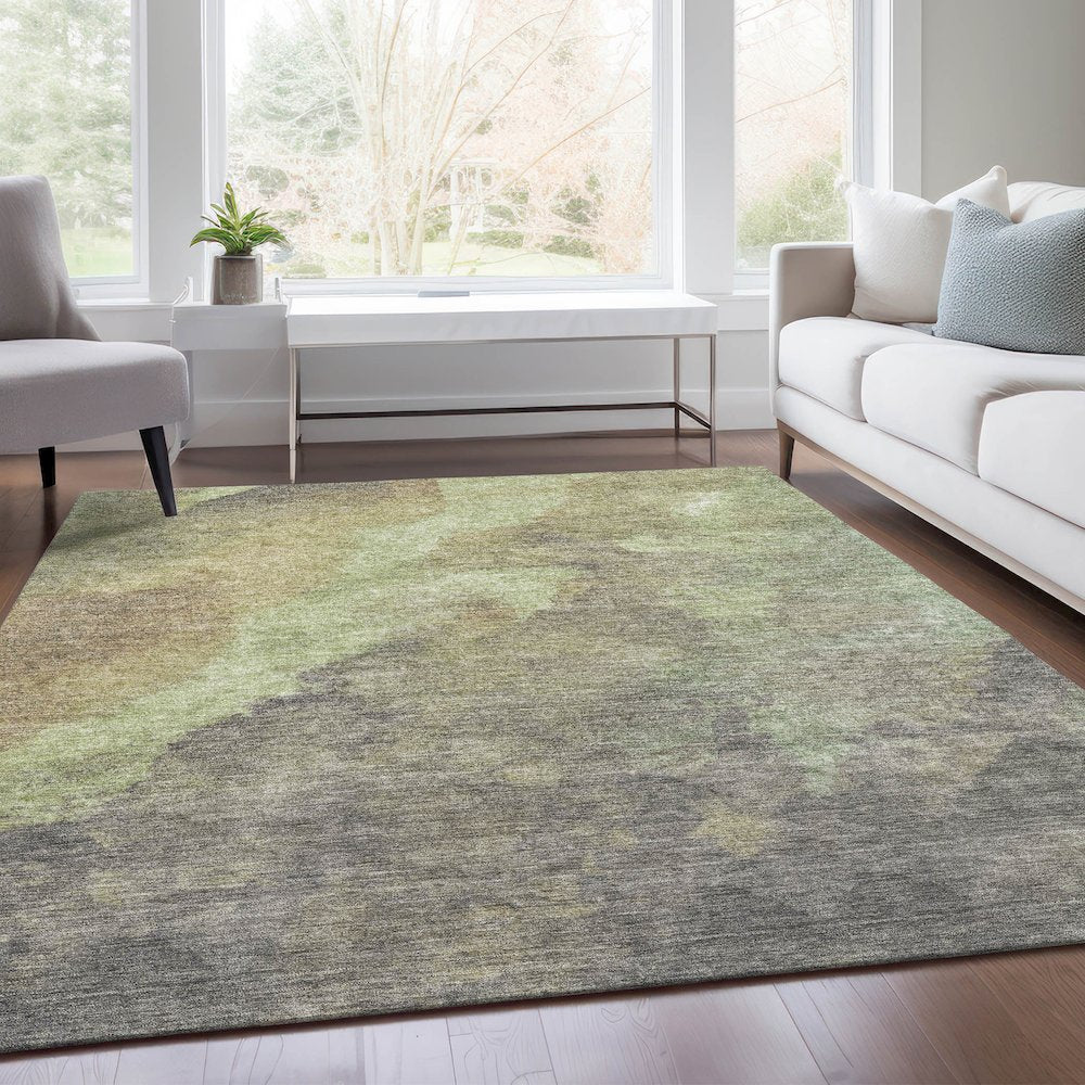 Machine Washable Indoor/Outdoor Chantille Aloe 2'6" x 3'10" Rug
