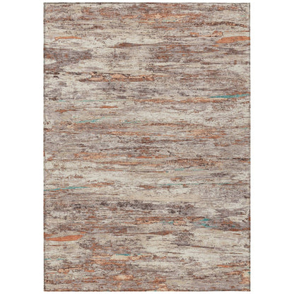 Machine Washable Indoor/Outdoor Chantille Terracotta 2'6" x 3'10" Rug