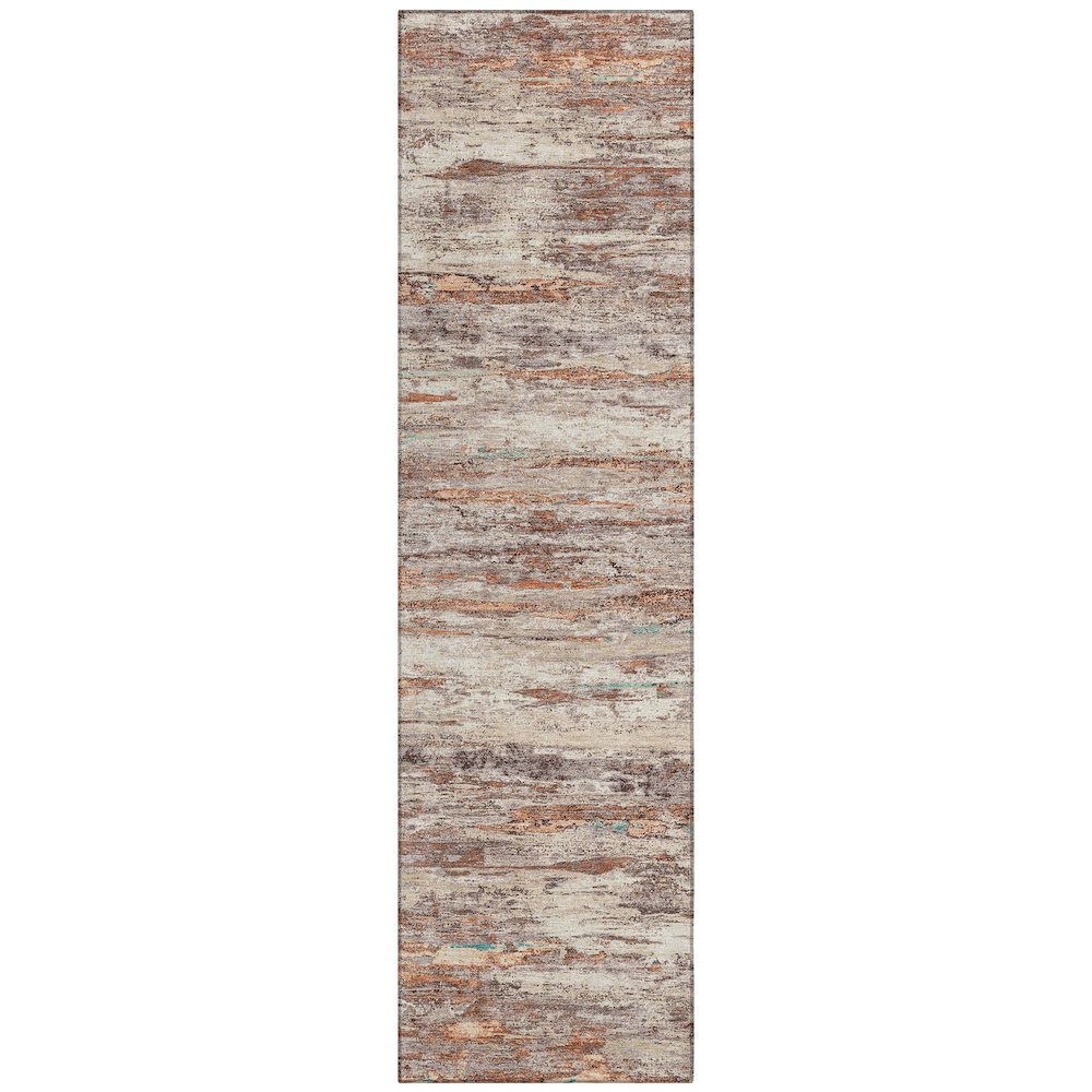 Machine Washable Indoor/Outdoor Chantille Terracotta 2'3" x 7'6" Runner Rug