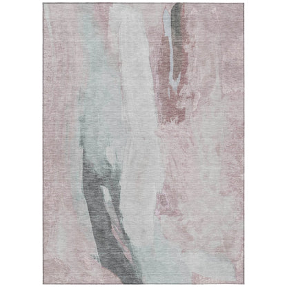 Machine Washable Indoor/Outdoor Chantille Blush 2'6" x 3'10" Rug