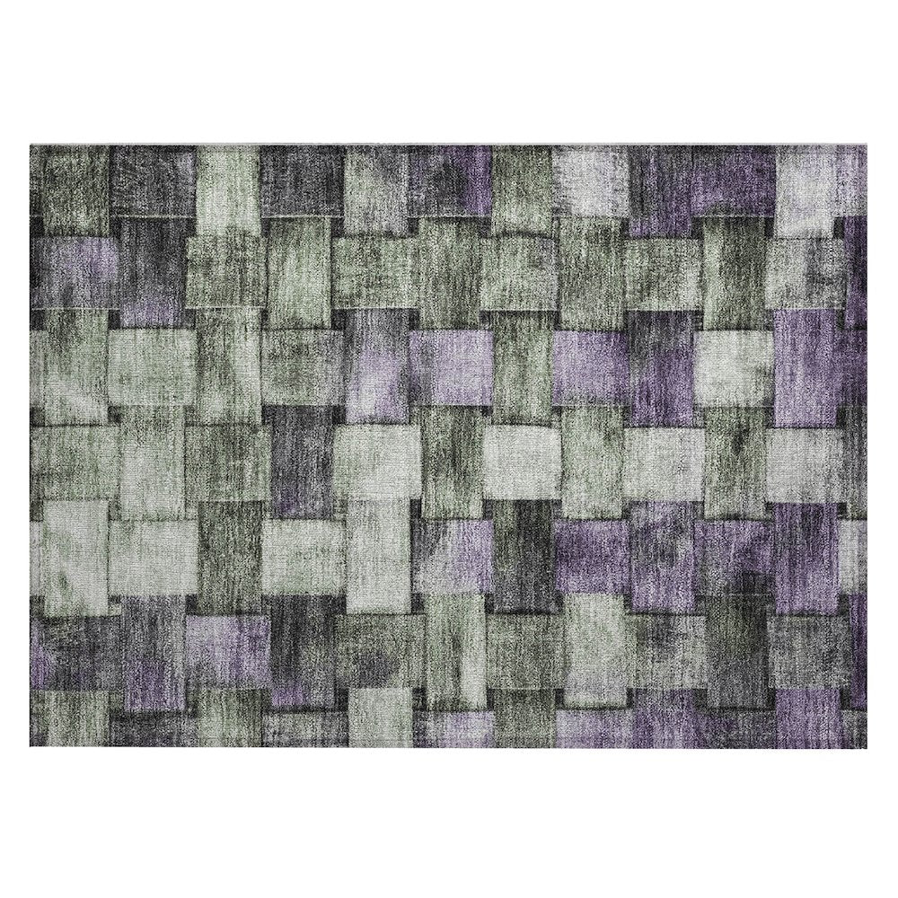 Machine Washable Indoor/Outdoor Chantille Sage 1'8" x 2'6" Rug