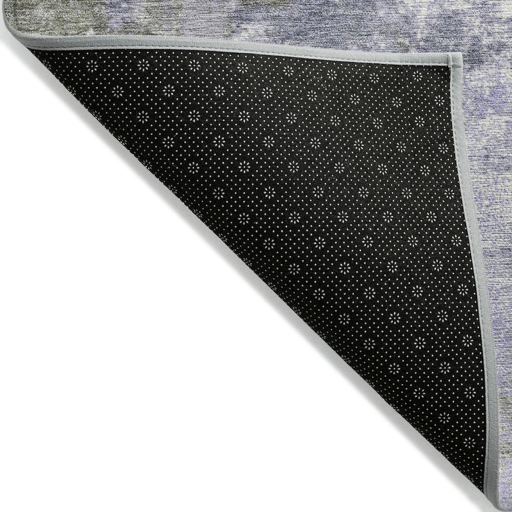 Machine Washable Indoor/Outdoor Chantille Lavender 1'8" x 2'6" Rug