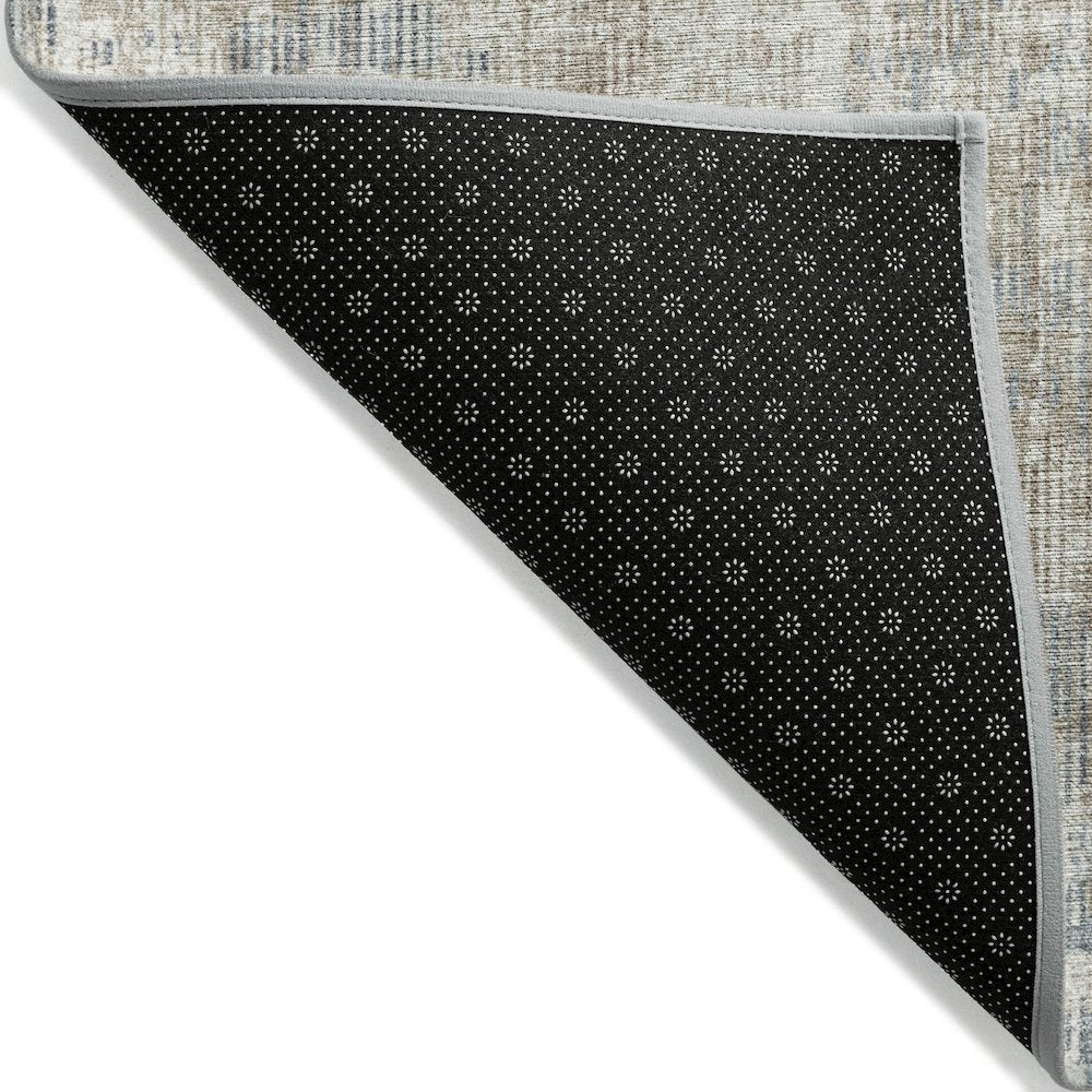 Machine Washable Indoor/Outdoor Chantille Putty 1'8" x 2'6" Rug