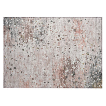 Machine Washable Indoor/Outdoor Chantille Salmon 1'8" x 2'6" Rug