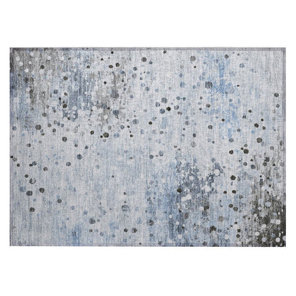 Machine Washable Indoor/Outdoor Chantille Sky 1'8" x 2'6" Rug