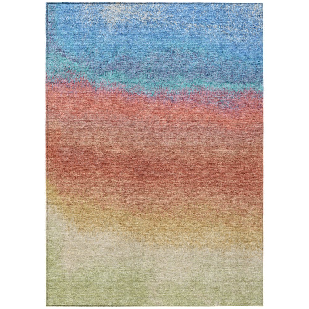 Machine Washable Indoor/Outdoor Chantille Coral 2'6" x 3'10" Rug