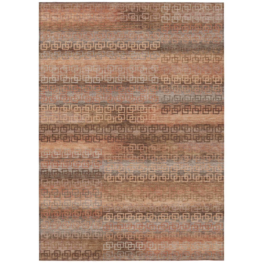 Machine Washable Indoor/Outdoor Chantille ACN2029 Copper 2'6" x 3'10" Rug