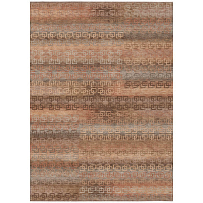 Machine Washable Indoor/Outdoor Chantille ACN2029 Copper 2'6" x 3'10" Rug