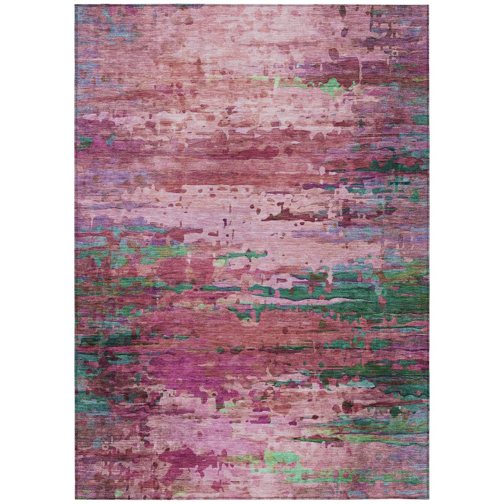 Machine Washable Indoor/Outdoor Chantille ACN2035 Pink 2'6" x 3'10" Rug