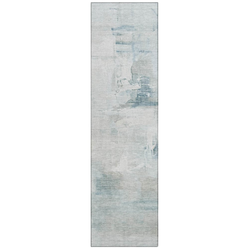 Machine Washable Indoor/Outdoor Chantille ACN2044 Sky 2'3" x 7'6" Runner Rug