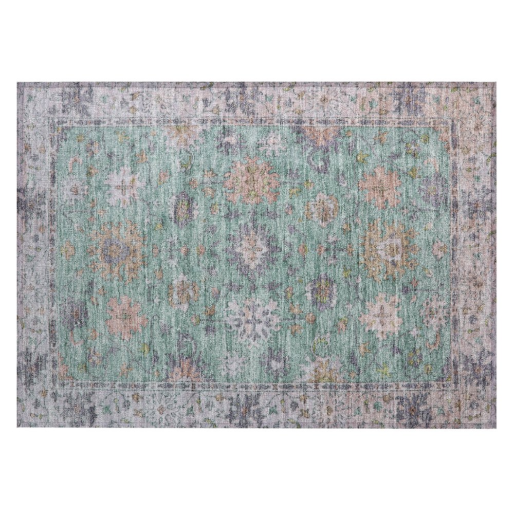 Machine Washable Indoor/Outdoor Chantille ACN2052 Mint 1'8" x 2'6" Rug