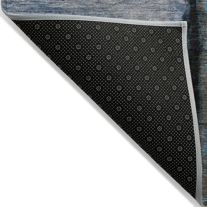 Machine Washable Indoor/Outdoor Chantille ACN2059 Blue 1'8" x 2'6" Rug