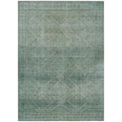 Machine Washable Indoor/Outdoor Chantille ACN2060 Teal 2'6" x 3'10" Rug