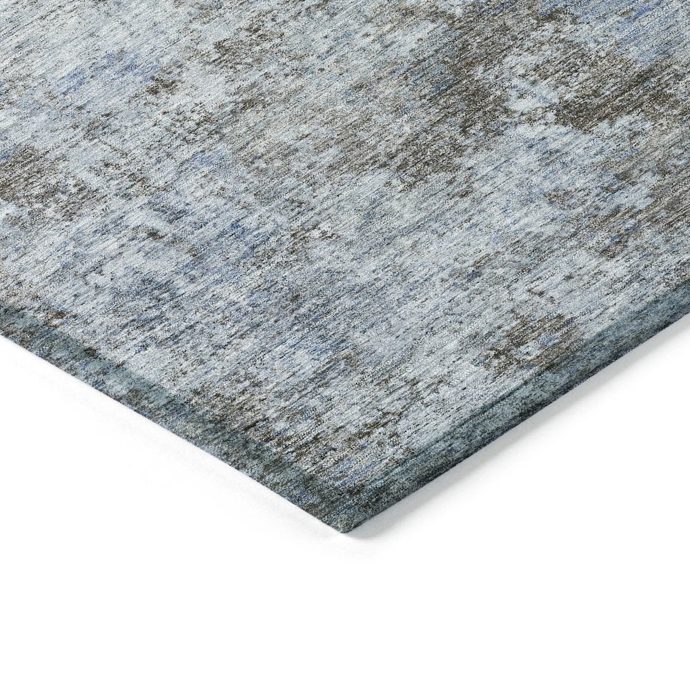 Machine Washable Indoor/Outdoor Chantille ACN2061 Blue 1'8" x 2'6" Rug