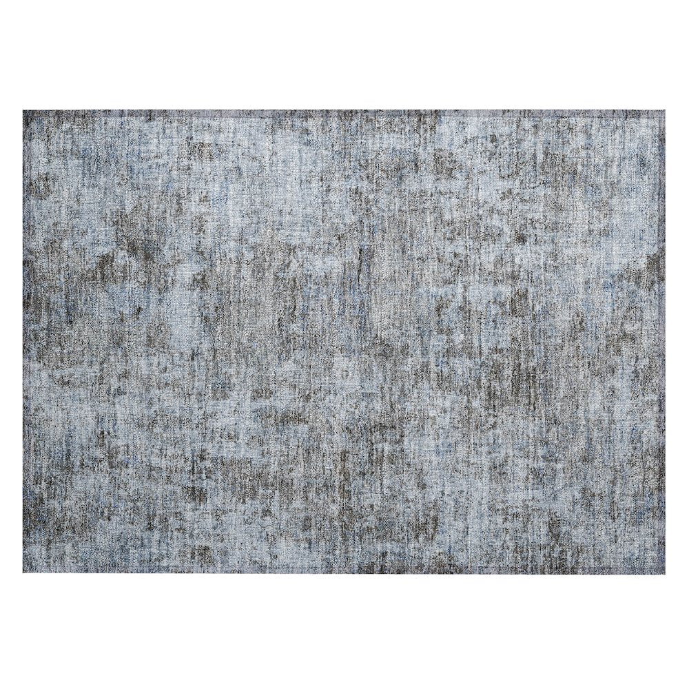 Machine Washable Indoor/Outdoor Chantille ACN2061 Blue 1'8" x 2'6" Rug