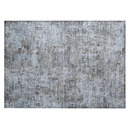 Machine Washable Indoor/Outdoor Chantille ACN2061 Blue 1'8" x 2'6" Rug