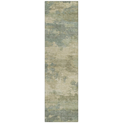 Machine Washable Indoor/Outdoor Chantille ACN2075 Seafoam 2'3" x 7'6" Runner Rug