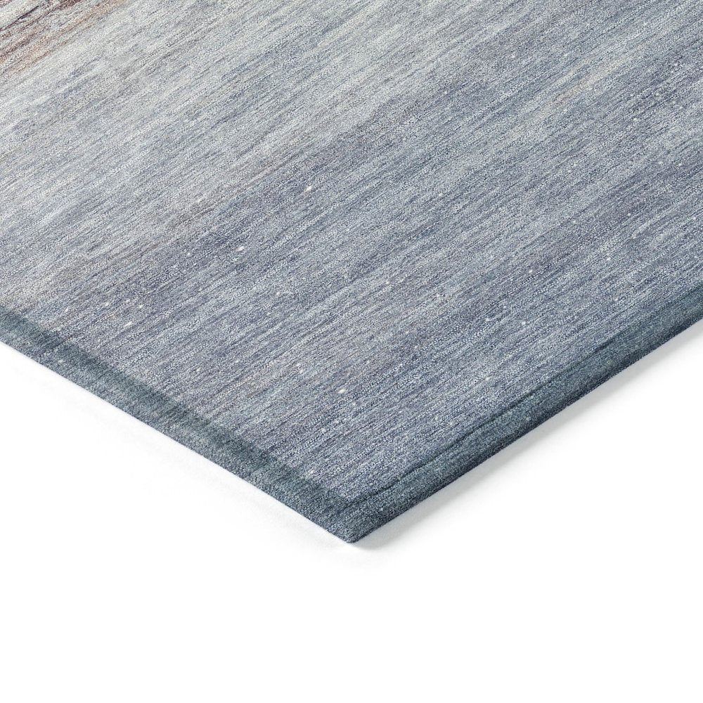 Machine Washable Indoor/Outdoor Chantille ACN2084 Blue 1'8" x 2'6" Rug
