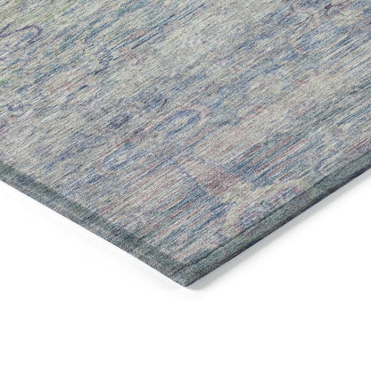 Machine Washable Indoor/Outdoor Chantille ACN2090 Plum 1'8" x 2'6" Rug