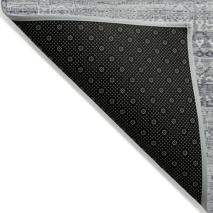 Machine Washable Indoor/Outdoor Chantille ACN2101 Gray 1'8" x 2'6" Rug