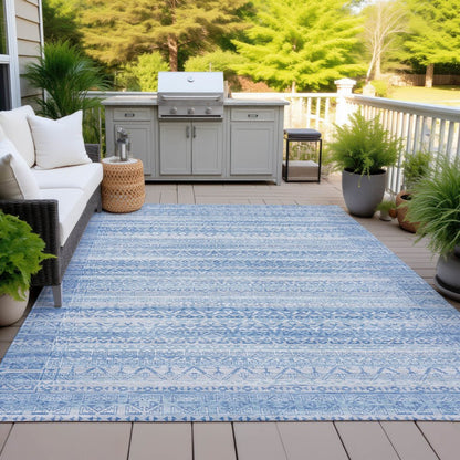 Machine Washable Indoor/Outdoor Chantille ACN2101 Sky 2'6" x 3'10" Rug