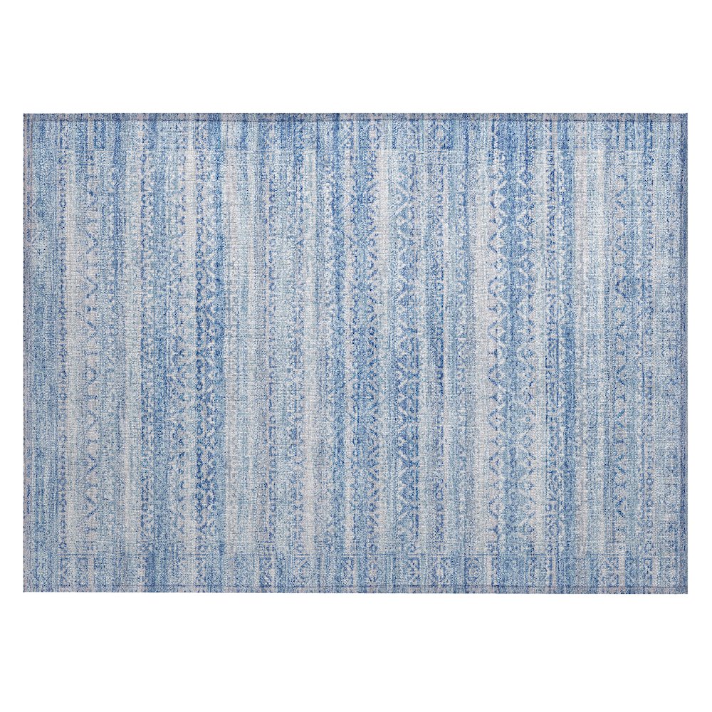 Machine Washable Indoor/Outdoor Chantille ACN2101 Sky 1'8" x 2'6" Rug