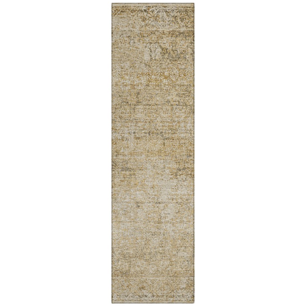 Machine Washable Indoor/Outdoor Chantille ACN2103 Copper 2'3" x 7'6" Runner Rug