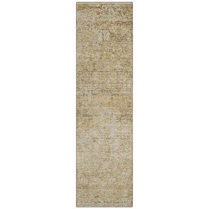 Machine Washable Indoor/Outdoor Chantille ACN2103 Copper 2'3" x 7'6" Runner Rug