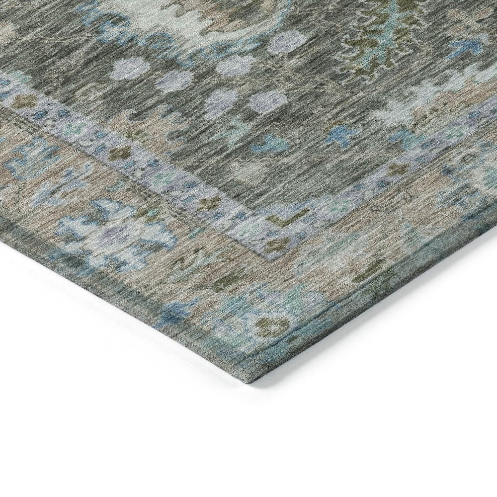 Machine Washable Indoor/Outdoor Chantille ACN2104 Fern 1'8" x 2'6" Rug