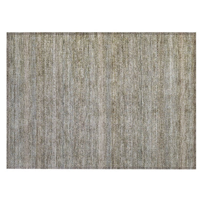 Machine Washable Indoor/Outdoor Chantille ACN2105 Khaki 1'8" x 2'6" Rug