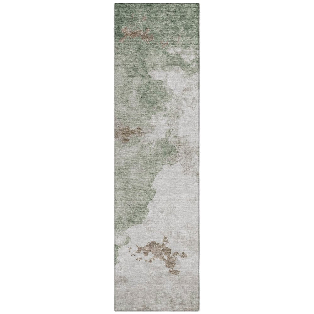 Machine Washable Indoor/Outdoor Chantille ACN2108 Aloe 2'3" x 7'6" Runner Rug
