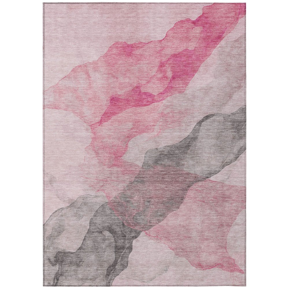 Machine Washable Indoor/Outdoor Chantille ACN2109 Blush 2'6" x 3'10" Rug