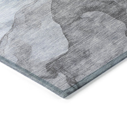 Machine Washable Indoor/Outdoor Chantille ACN2109 Sky 1'8" x 2'6" Rug