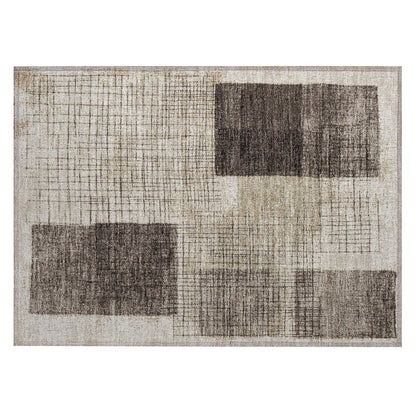 Machine Washable Indoor/Outdoor Chantille ACN2112 Brown 1'8" x 2'6" Rug