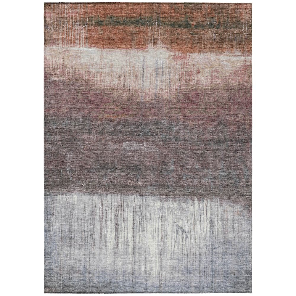 Machine Washable Indoor/Outdoor Chantille ACN2118 Paprika 2'6" x 3'10" Rug