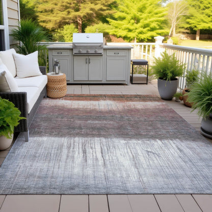 Machine Washable Indoor/Outdoor Chantille ACN2118 Paprika 2'6" x 3'10" Rug