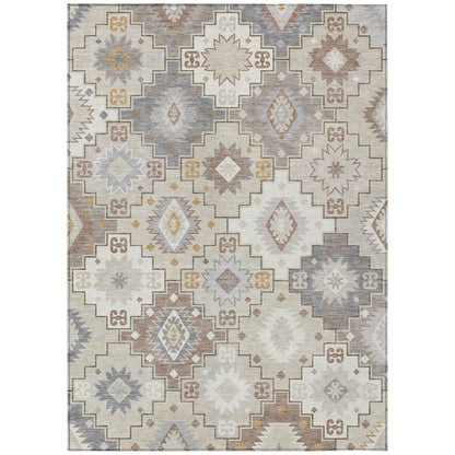 Machine Washable Indoor/Outdoor Chantille ACN2123 Ivory 2'6" x 3'10" Rug