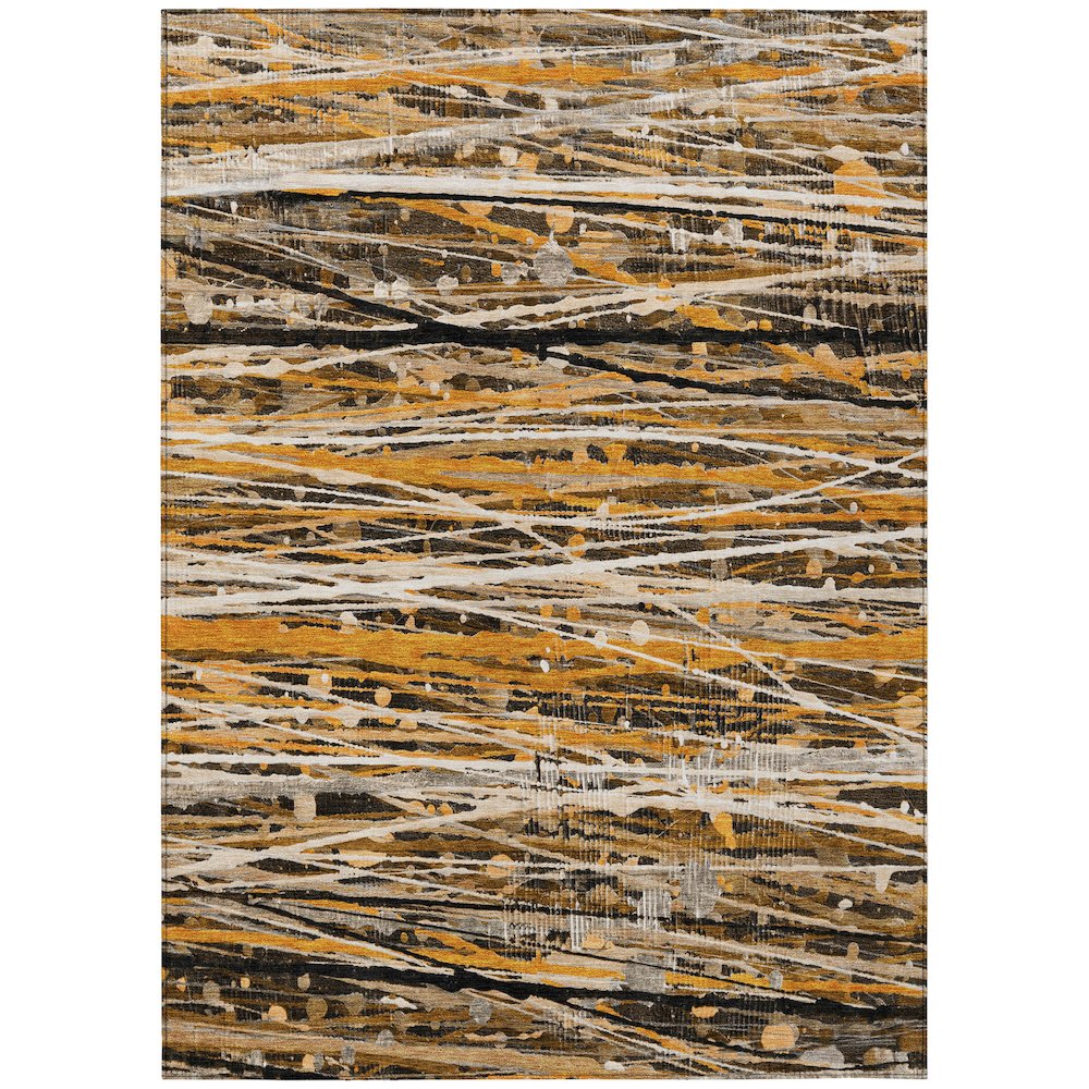 Machine Washable Indoor/Outdoor Chantille ACN2126 Copper 2'6" x 3'10" Rug