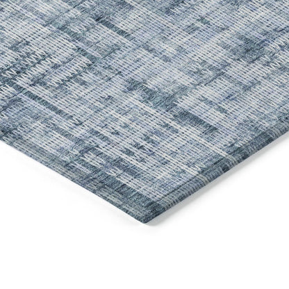 Machine Washable Indoor/Outdoor Chantille ACN2130 Blue 1'8" x 2'6" Rug