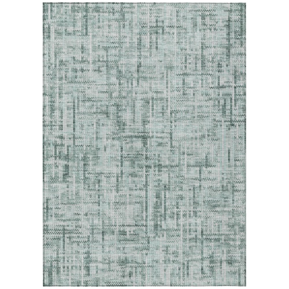 Machine Washable Indoor/Outdoor Chantille ACN2130 Teal 2'6" x 3'10" Rug
