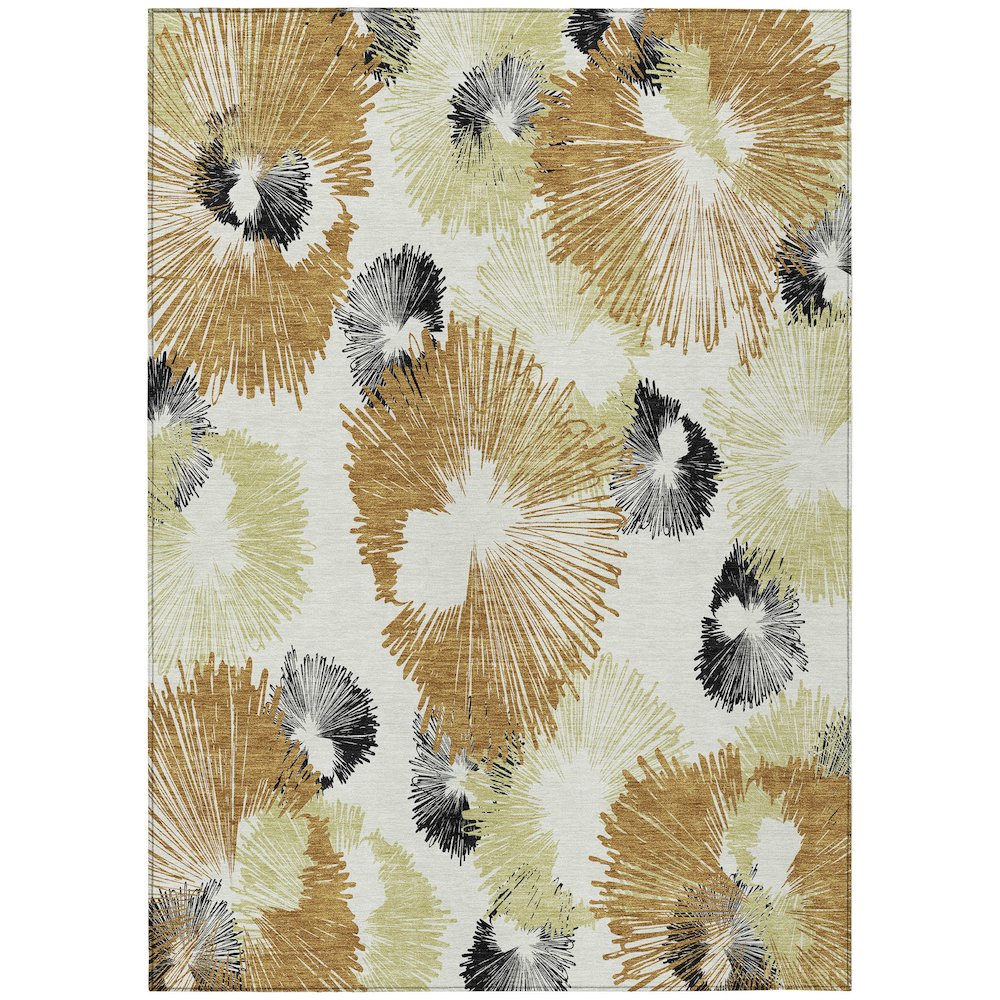 Machine Washable Indoor/Outdoor Chantille ACN2132 Copper 2'6" x 3'10" Rug
