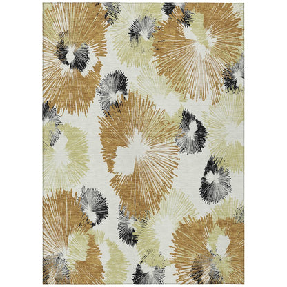 Machine Washable Indoor/Outdoor Chantille ACN2132 Copper 2'6" x 3'10" Rug