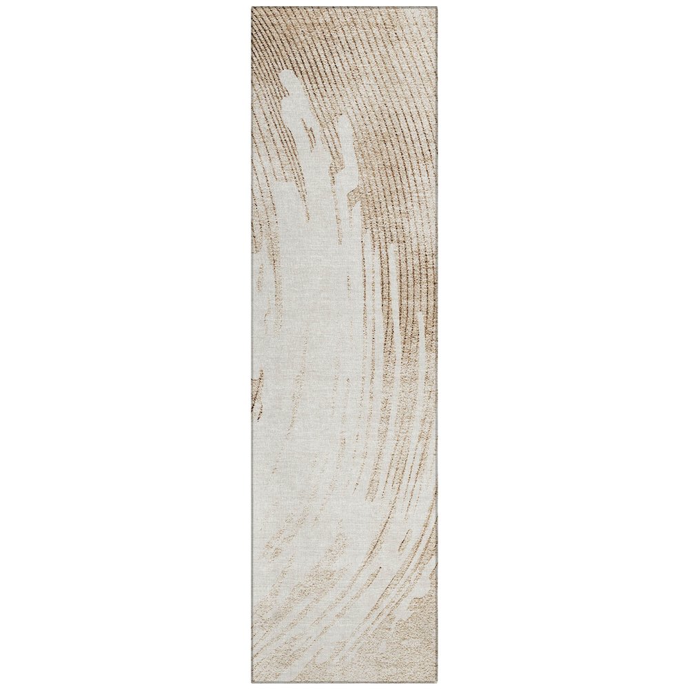 Machine Washable Indoor/Outdoor Chantille ACN2133 Brown 2'3" x 7'6" Runner Rug